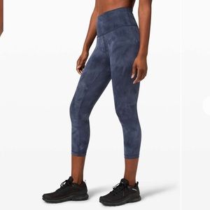 Lululemon wunder train 21” crop diamond dye